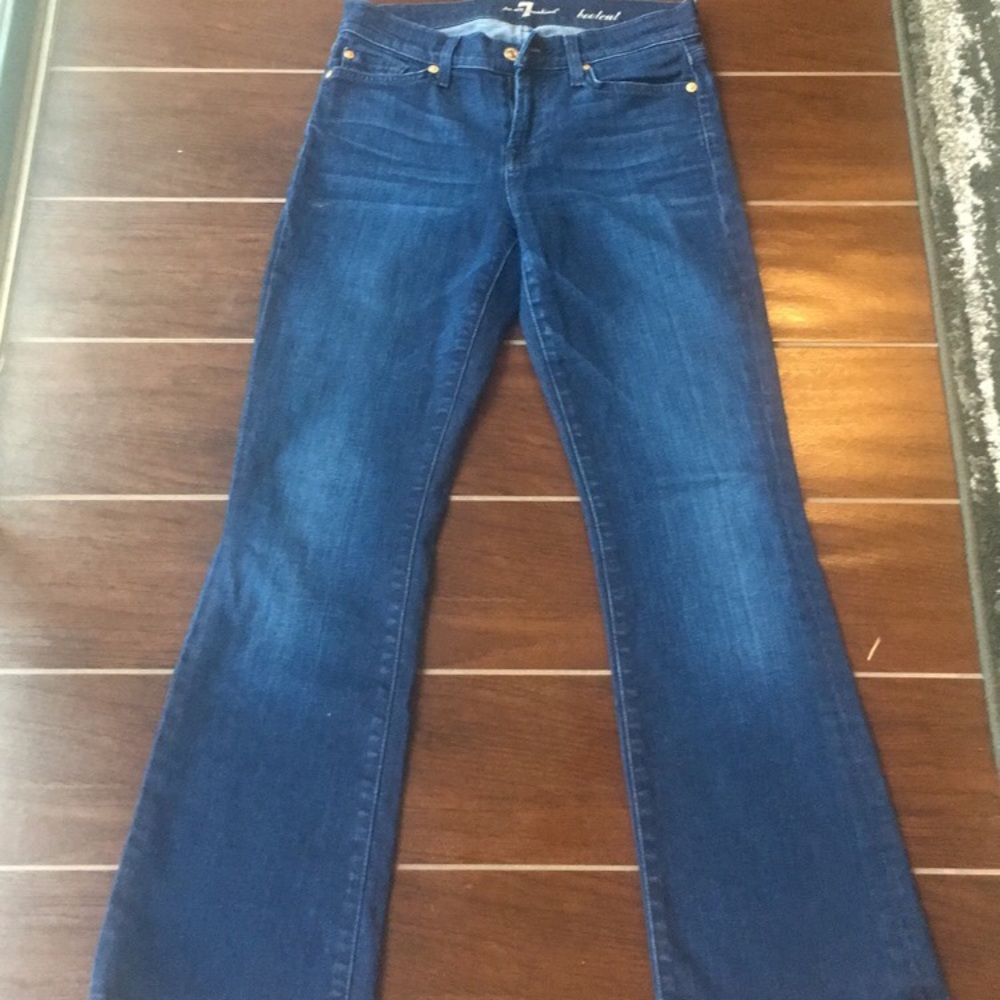 7 For All Mankind Bootcut Darkwash Jeans